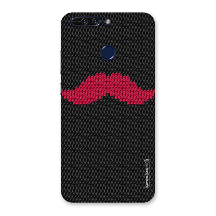 Pink Moustache Back Case for Honor 8 Pro