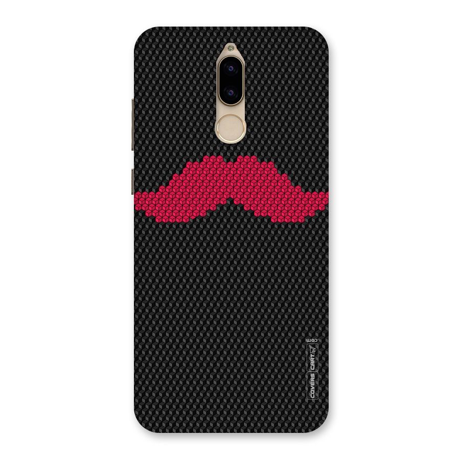 Pink Moustache Back Case for Honor 9i