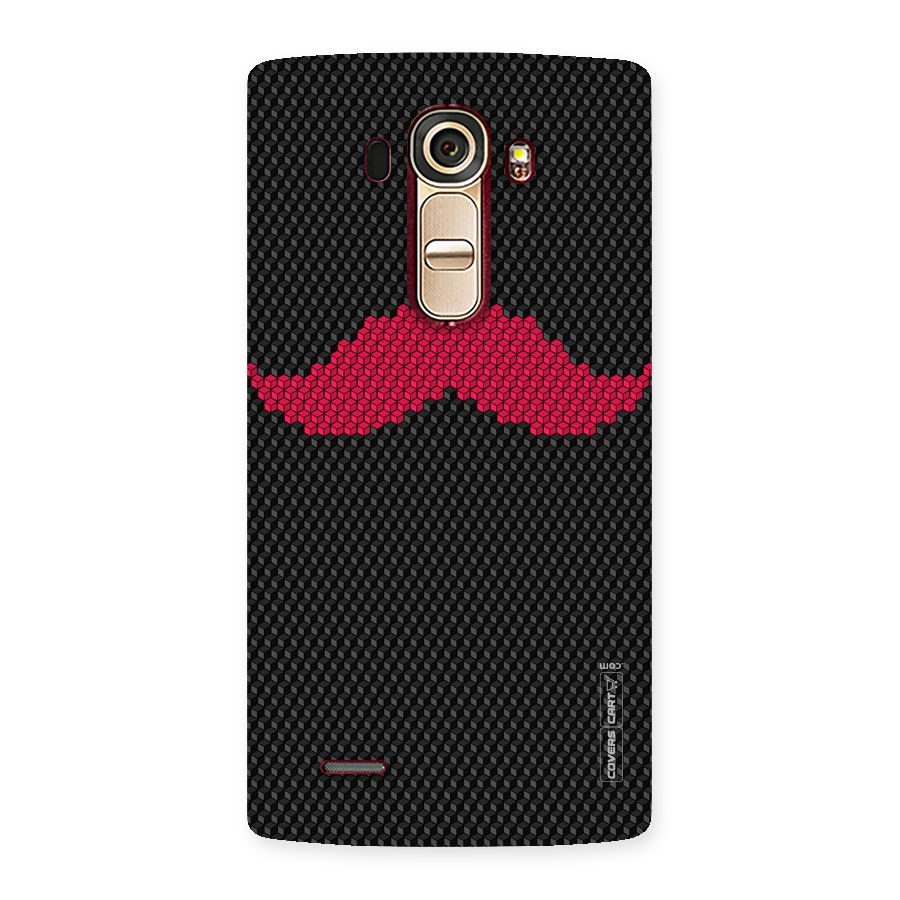 Pink Moustache Back Case for LG G4