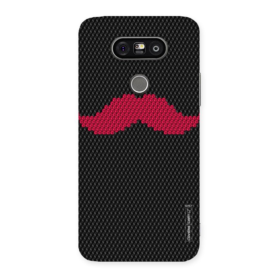 Pink Moustache Back Case for LG G5