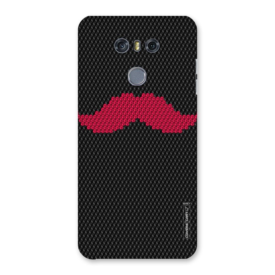 Pink Moustache Back Case for LG G6