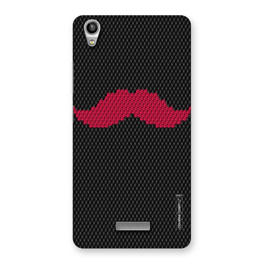 Pink Moustache Back Case for Lava-Pixel-V1