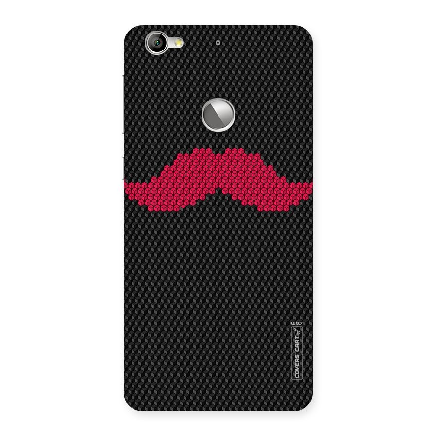 Pink Moustache Back Case for LeTV Le 1s
