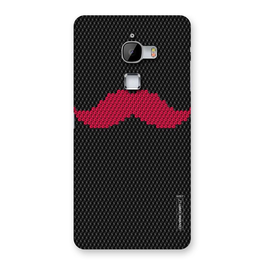 Pink Moustache Back Case for LeTv Le Max