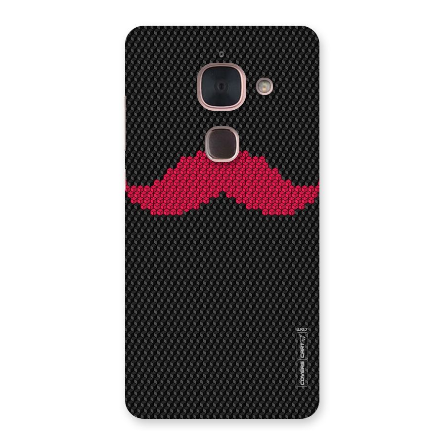 Pink Moustache Back Case for Le Max 2