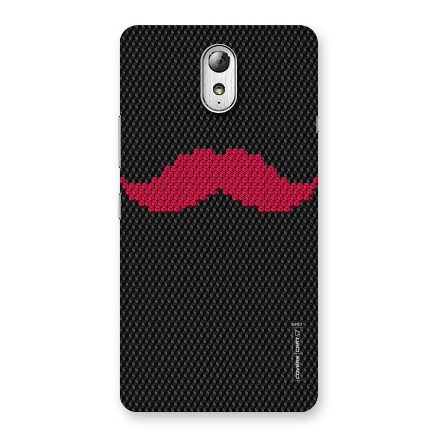 Pink Moustache Back Case for Lenovo Vibe P1M