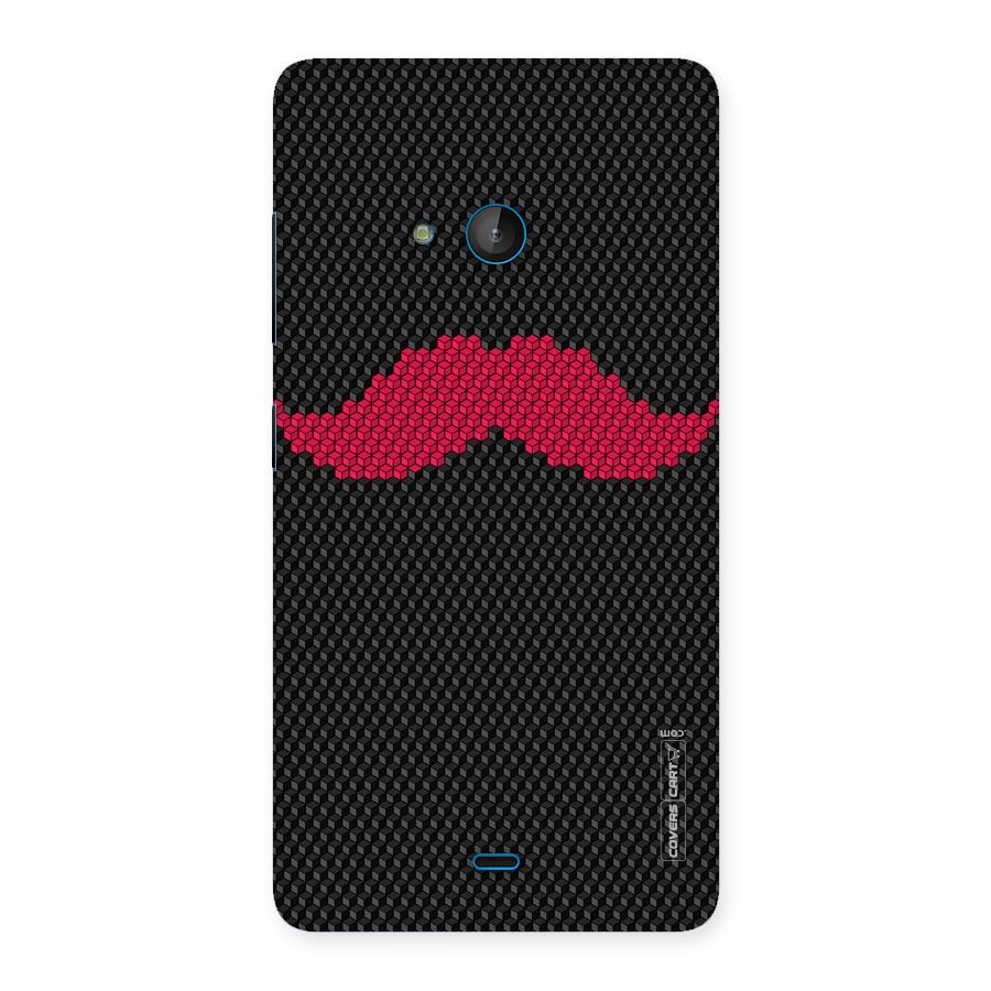 Pink Moustache Back Case for Lumia 540