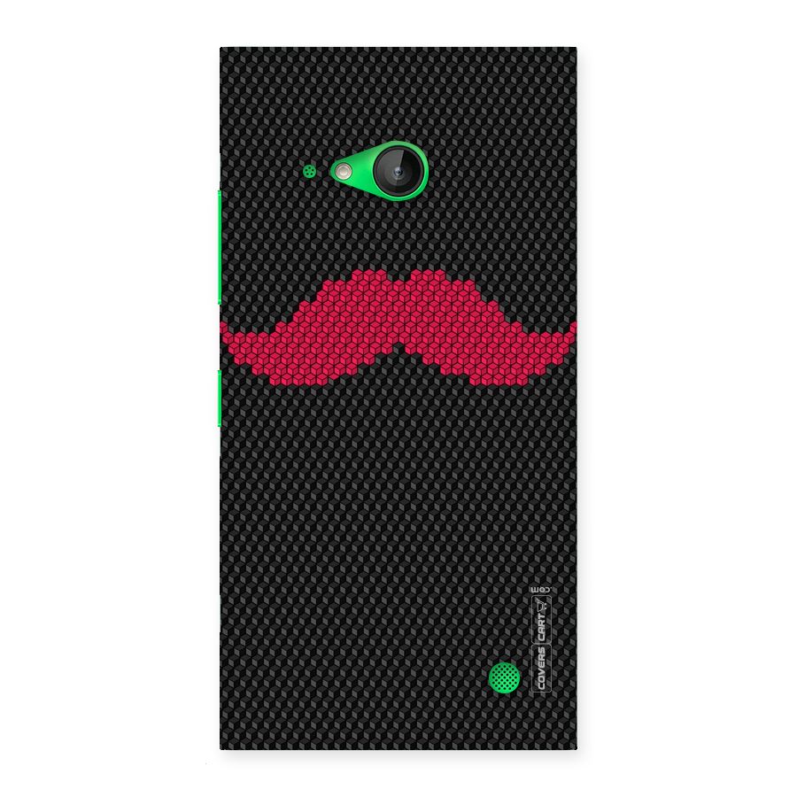 Pink Moustache Back Case for Lumia 730