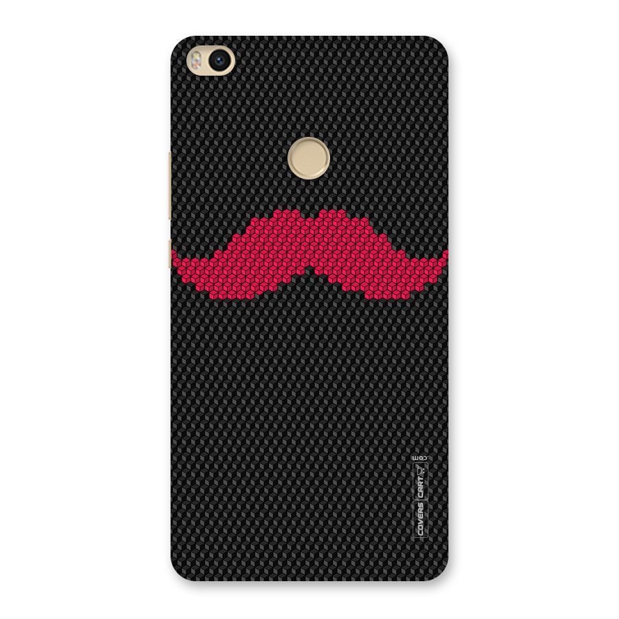 Pink Moustache Back Case for Mi Max 2