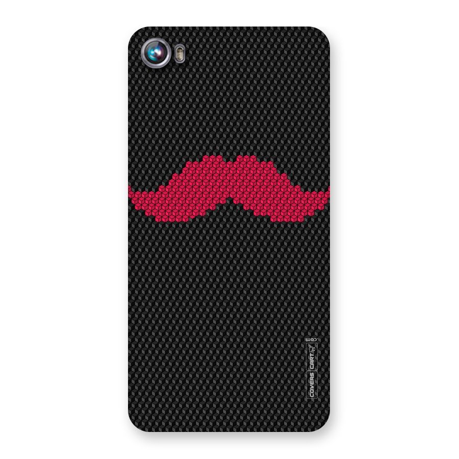 Pink Moustache Back Case for Micromax Canvas Fire 4 A107