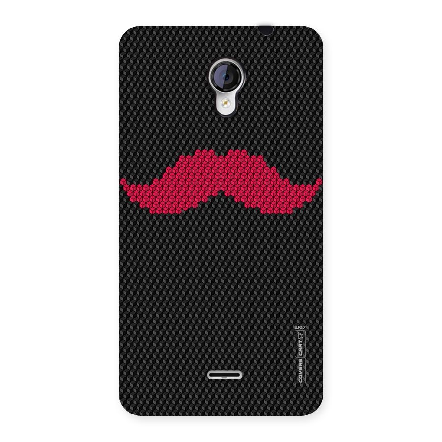 Pink Moustache Back Case for Micromax Unite 2 A106