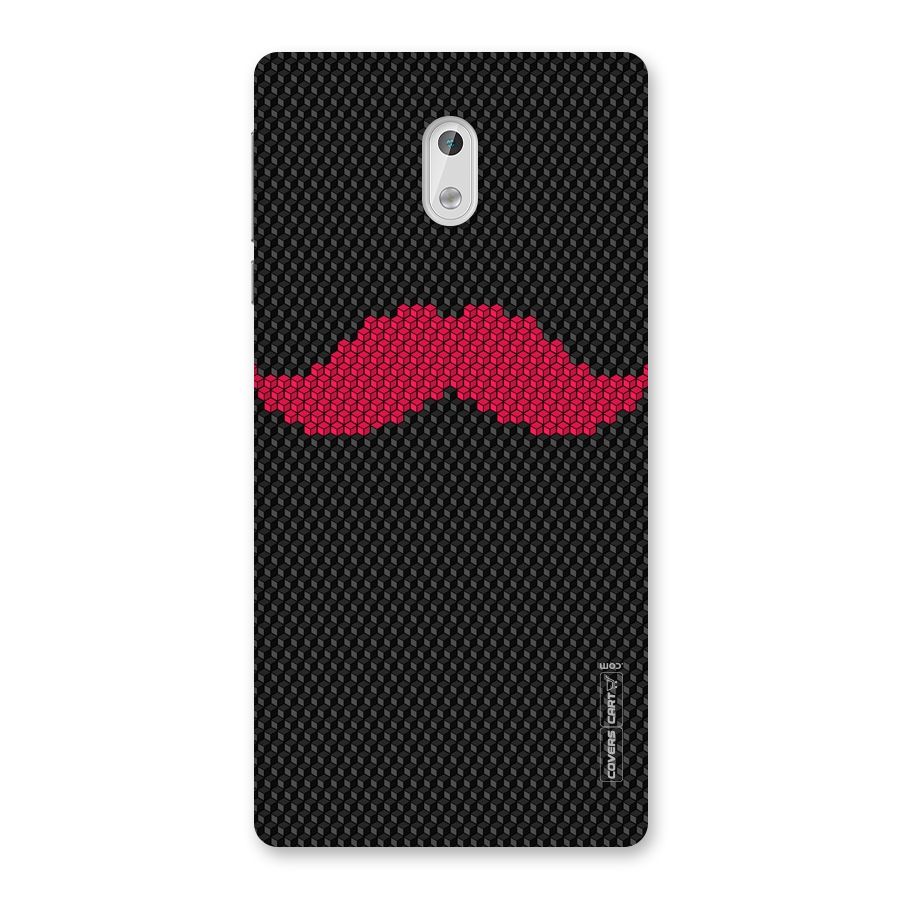 Pink Moustache Back Case for Nokia 3