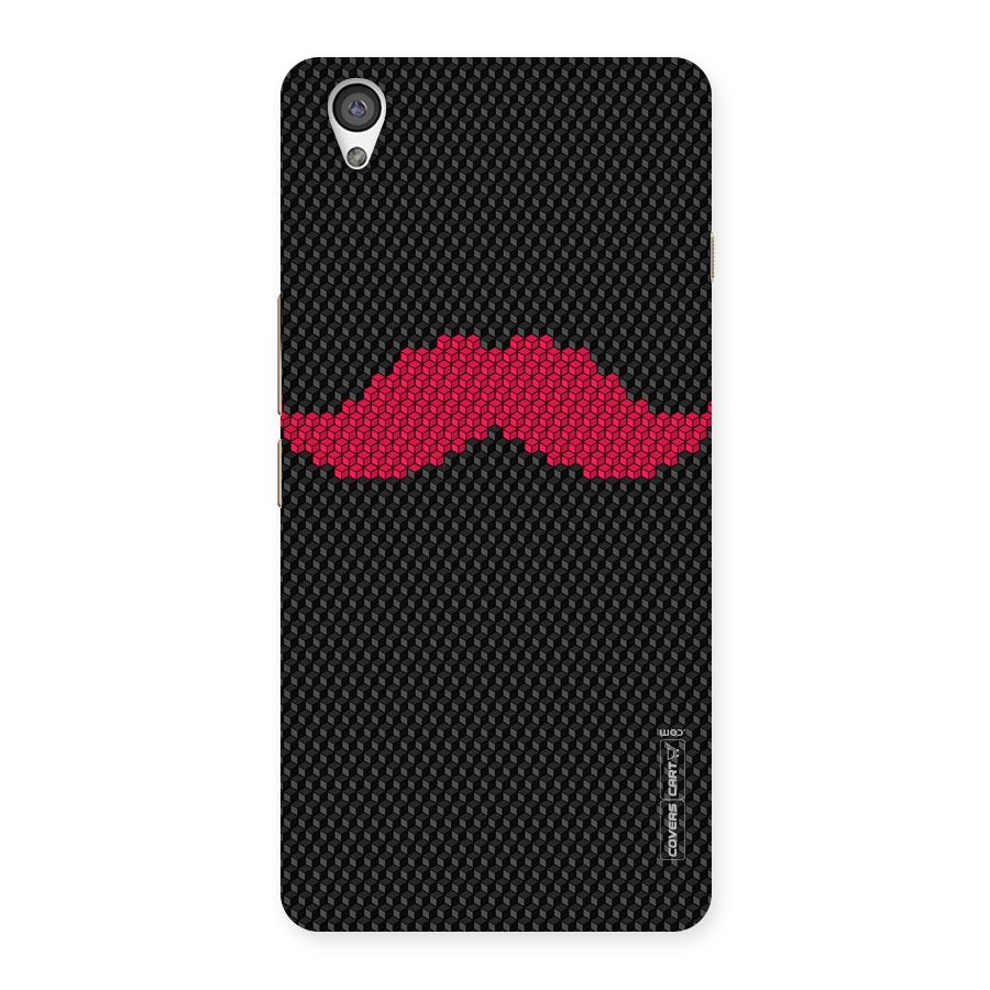 Pink Moustache Back Case for OnePlus X