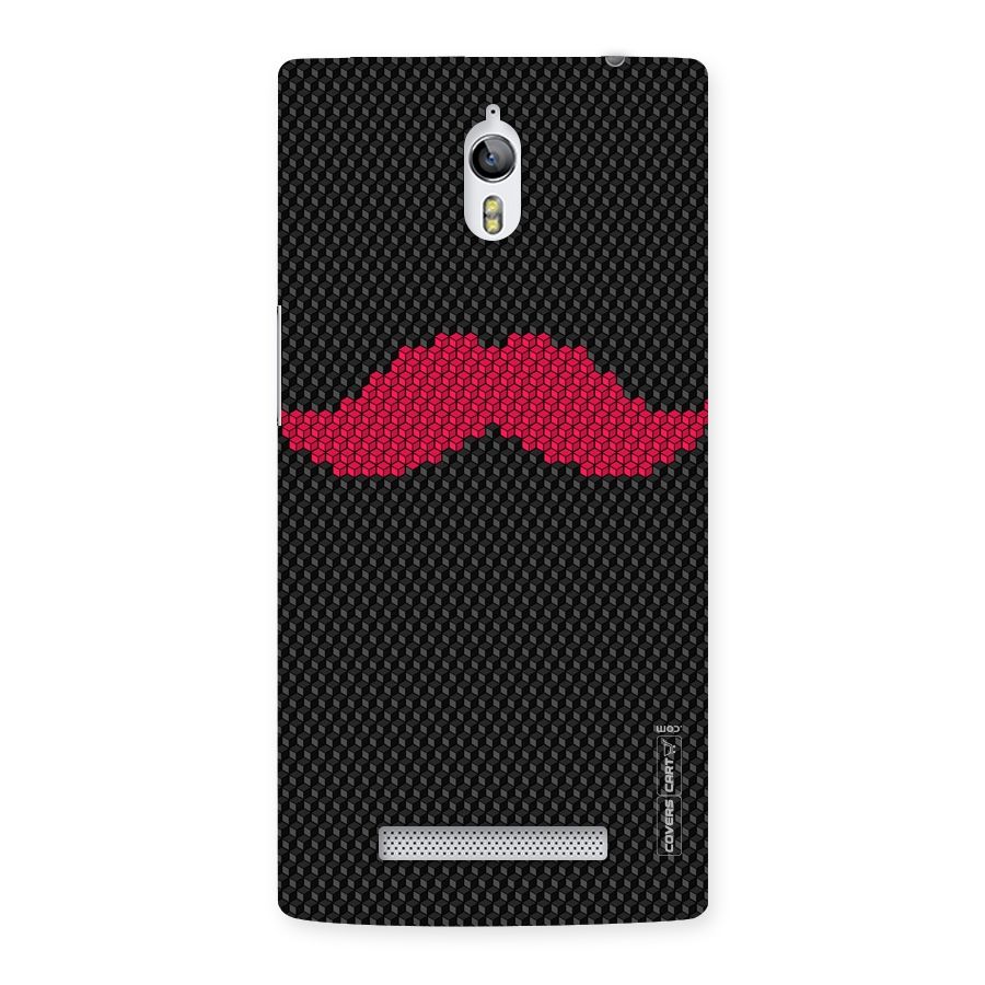 Pink Moustache Back Case for Oppo Find 7