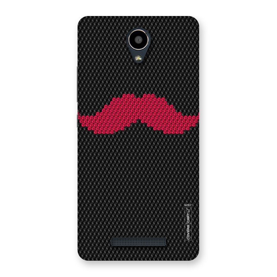 Pink Moustache Back Case for Redmi Note 2