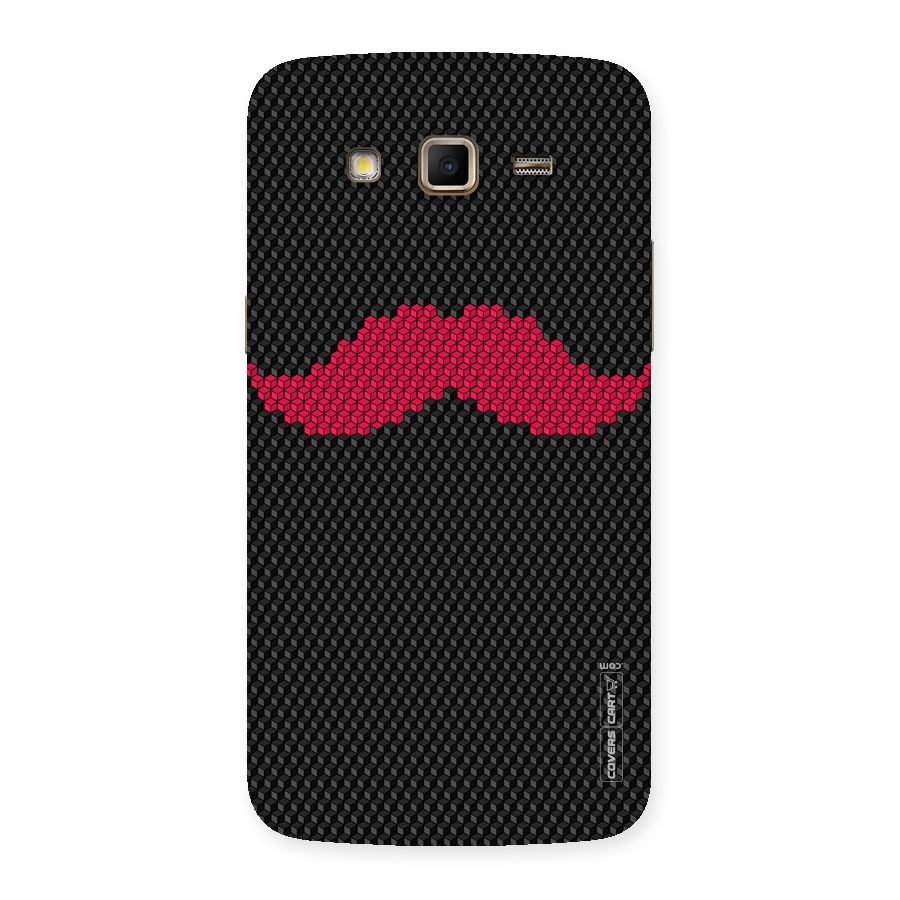 Pink Moustache Back Case for Samsung Galaxy Grand 2