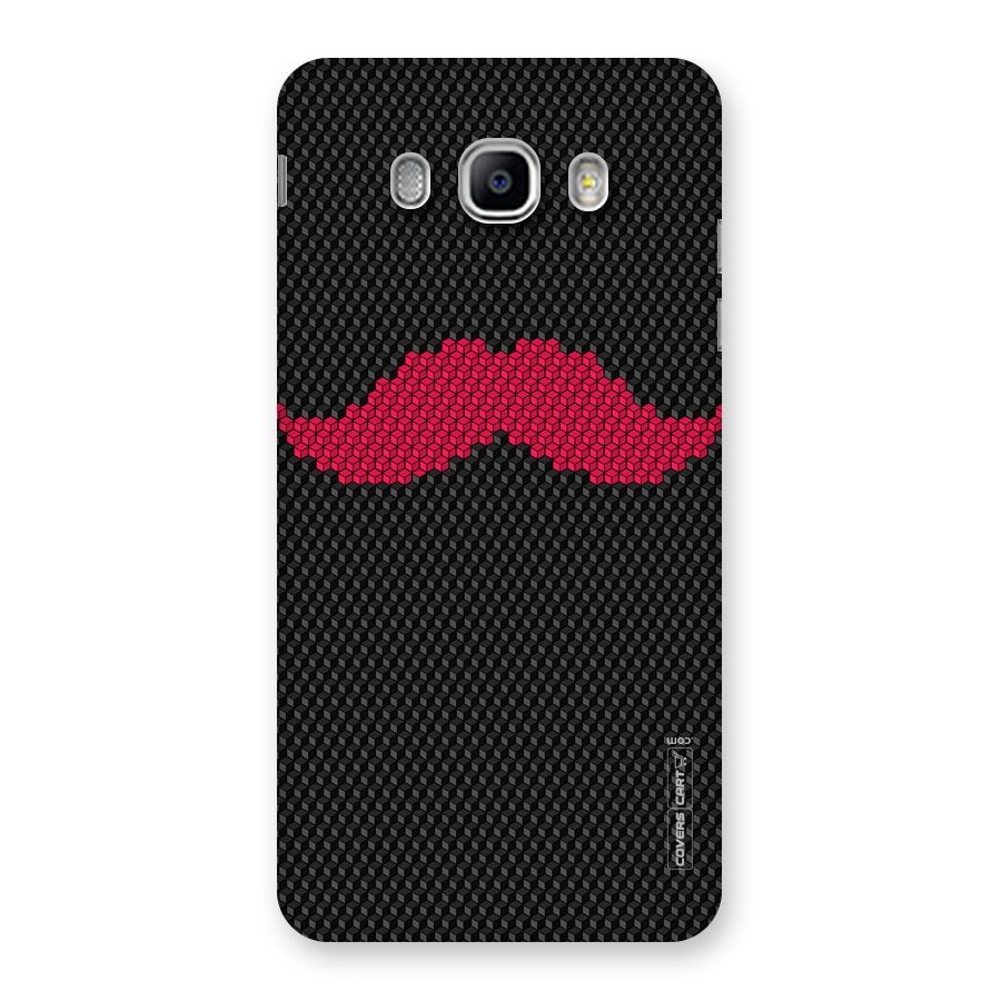 Pink Moustache Back Case for Samsung Galaxy J5 2016