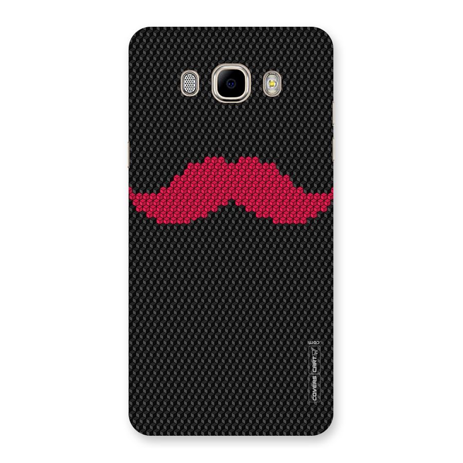 Pink Moustache Back Case for Samsung Galaxy J7 2016