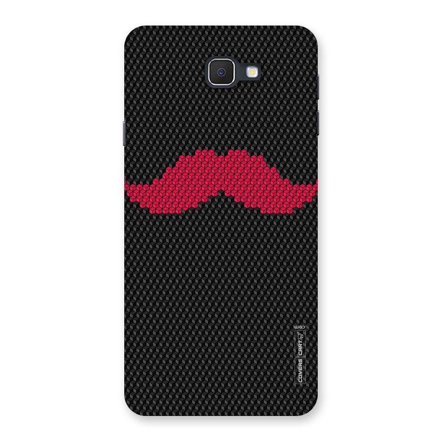 Pink Moustache Back Case for Samsung Galaxy J7 Prime