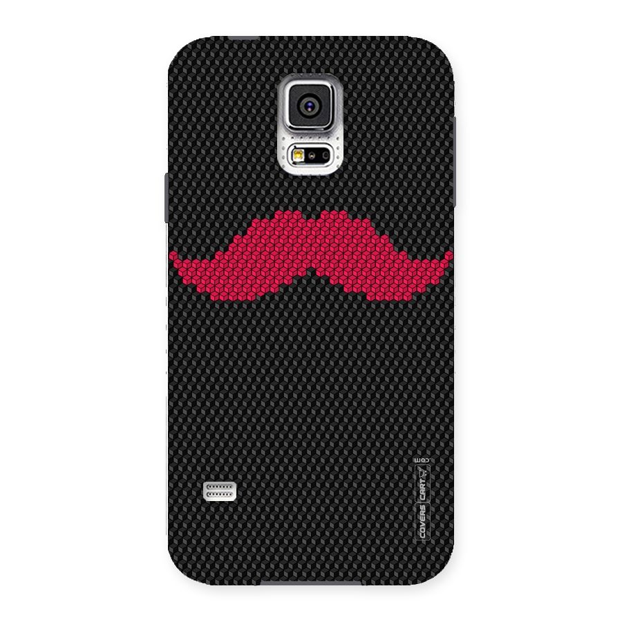 Pink Moustache Back Case for Samsung Galaxy S5