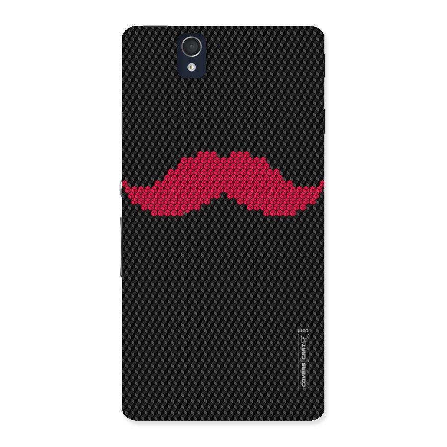 Pink Moustache Back Case for Sony Xperia Z