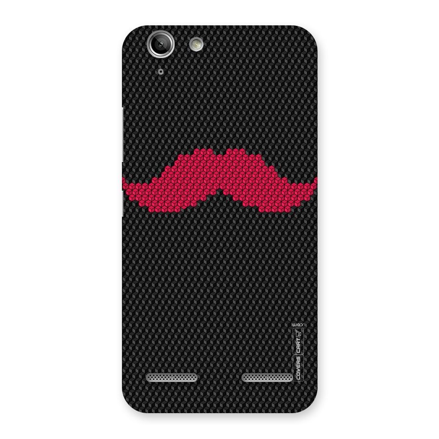 Pink Moustache Back Case for Vibe K5