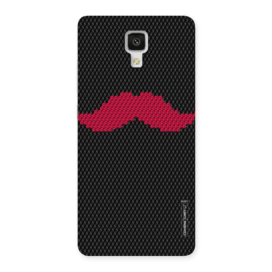 Pink Moustache Back Case for Xiaomi Mi 4
