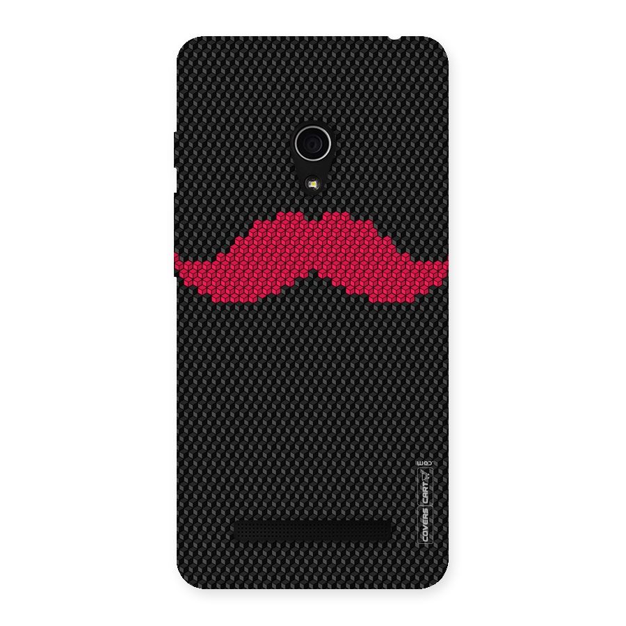 Pink Moustache Back Case for Zenfone 5