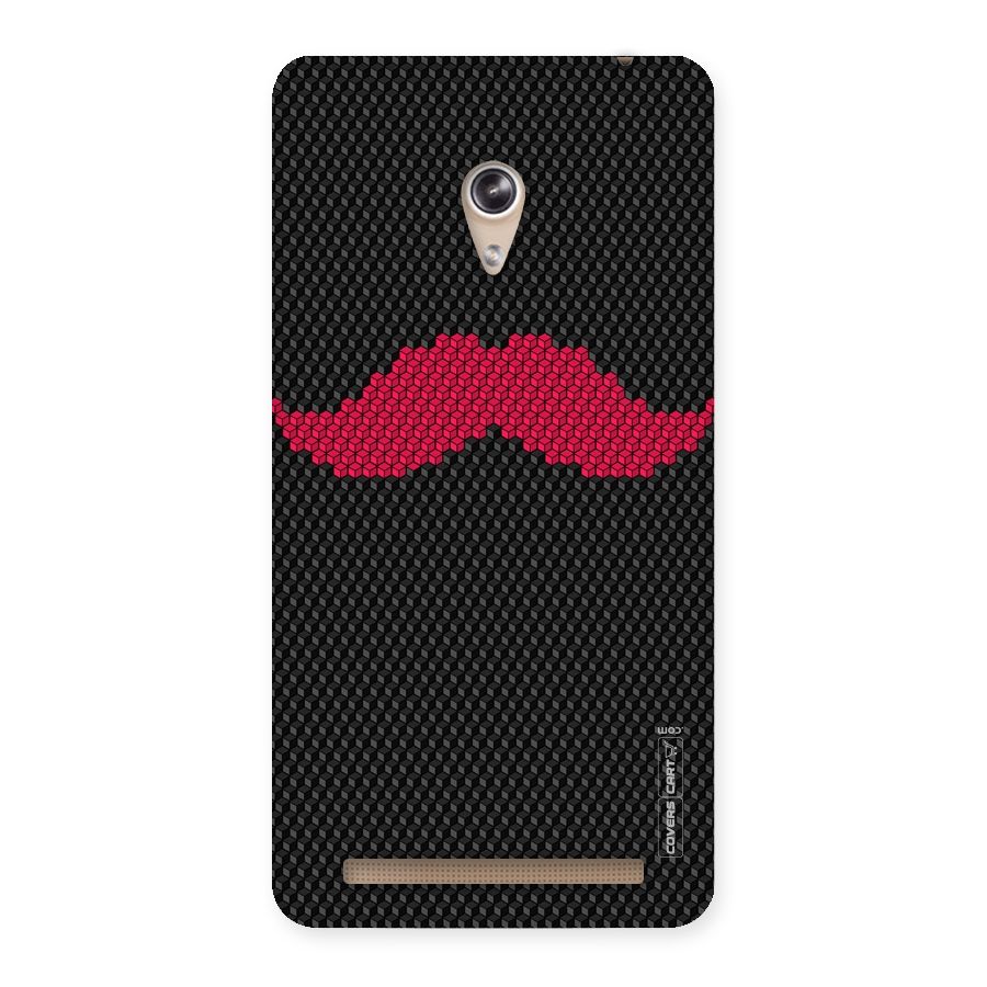 Pink Moustache Back Case for Zenfone 6