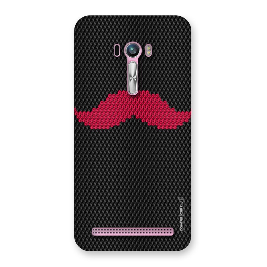 Pink Moustache Back Case for Zenfone Selfie