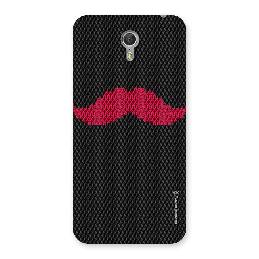 Pink Moustache Back Case for Zuk Z1