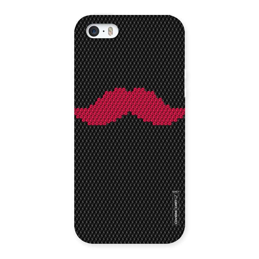 Pink Moustache Back Case for iPhone 5 5S