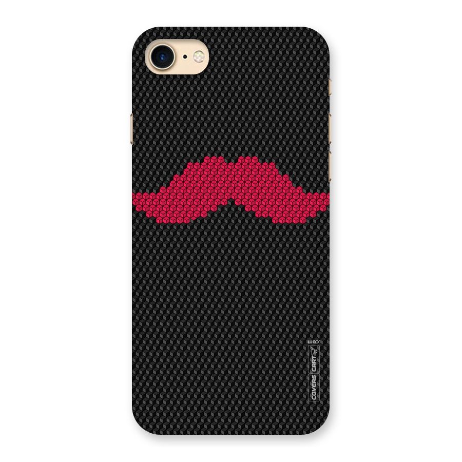 Pink Moustache Back Case for iPhone 7