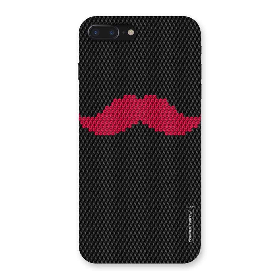 Pink Moustache Back Case for iPhone 7 Plus