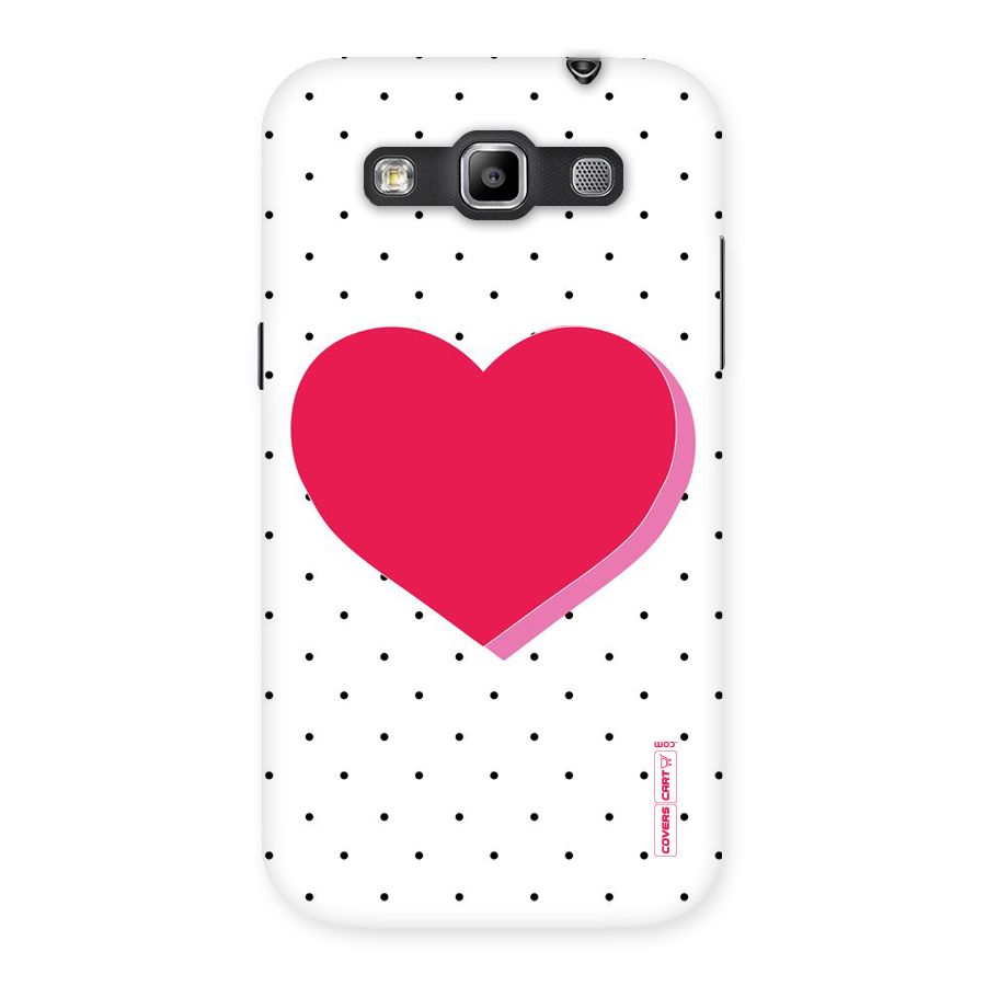 Pink Polka Heart Back Case for Galaxy Grand Quattro