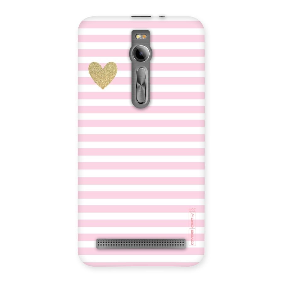 Pink Stripes Back Case for Asus Zenfone 2