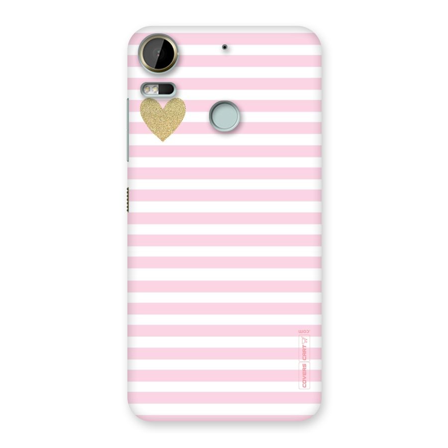 Pink Stripes Back Case for Desire 10 Pro