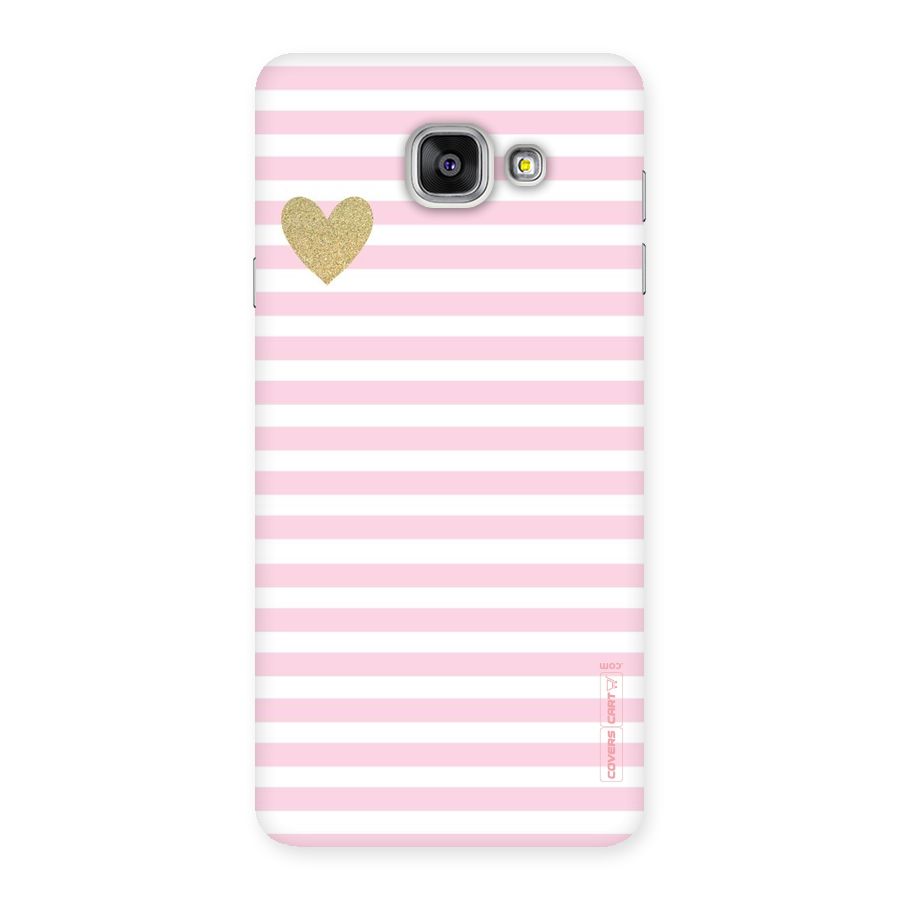 Pink Stripes Back Case for Galaxy A7 2016
