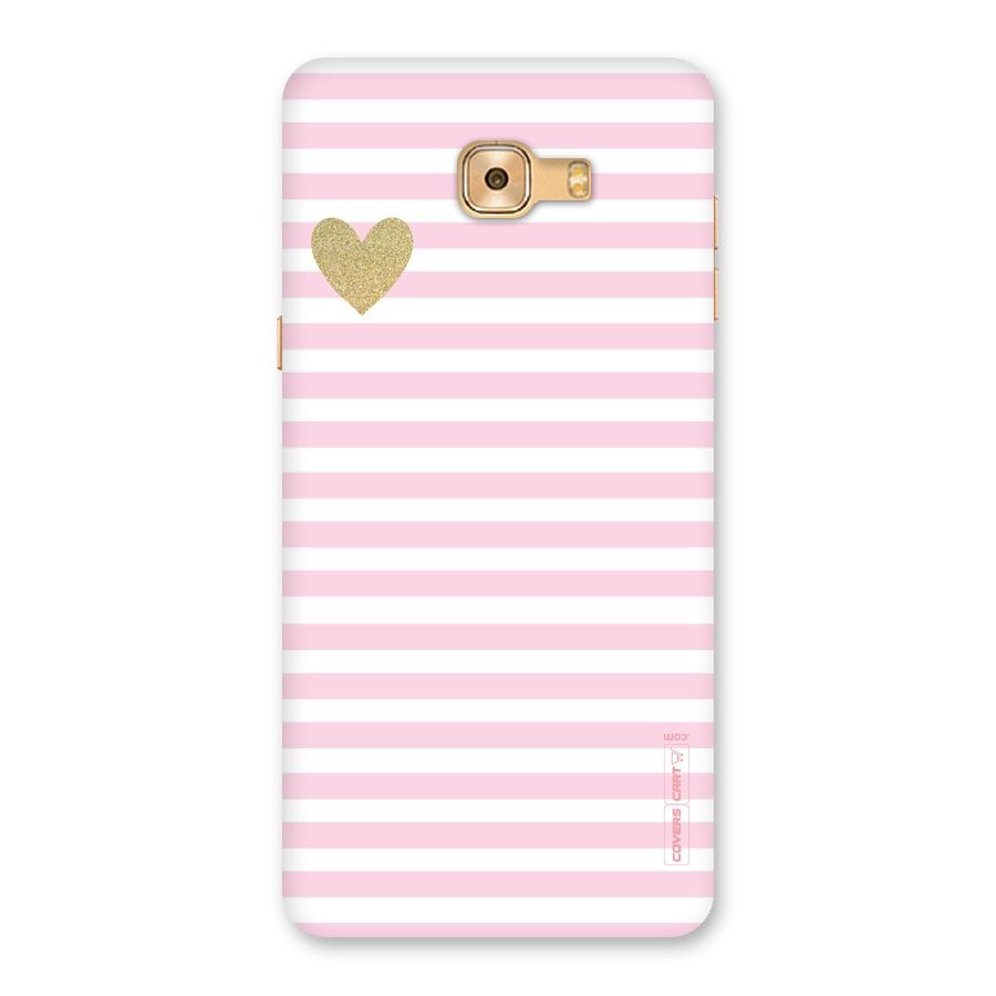 Pink Stripes Back Case for Galaxy C9 Pro