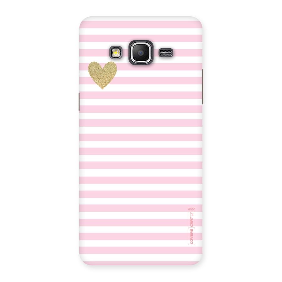Pink Stripes Back Case for Galaxy Grand Prime