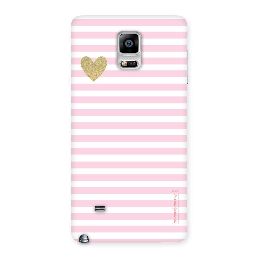 Pink Stripes Back Case for Galaxy Note 4