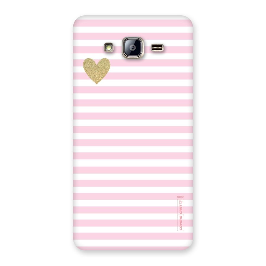 Pink Stripes Back Case for Galaxy On5
