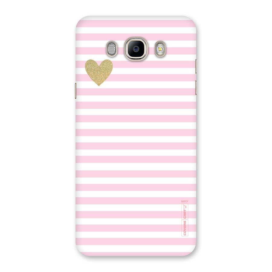 Pink Stripes Back Case for Galaxy On8