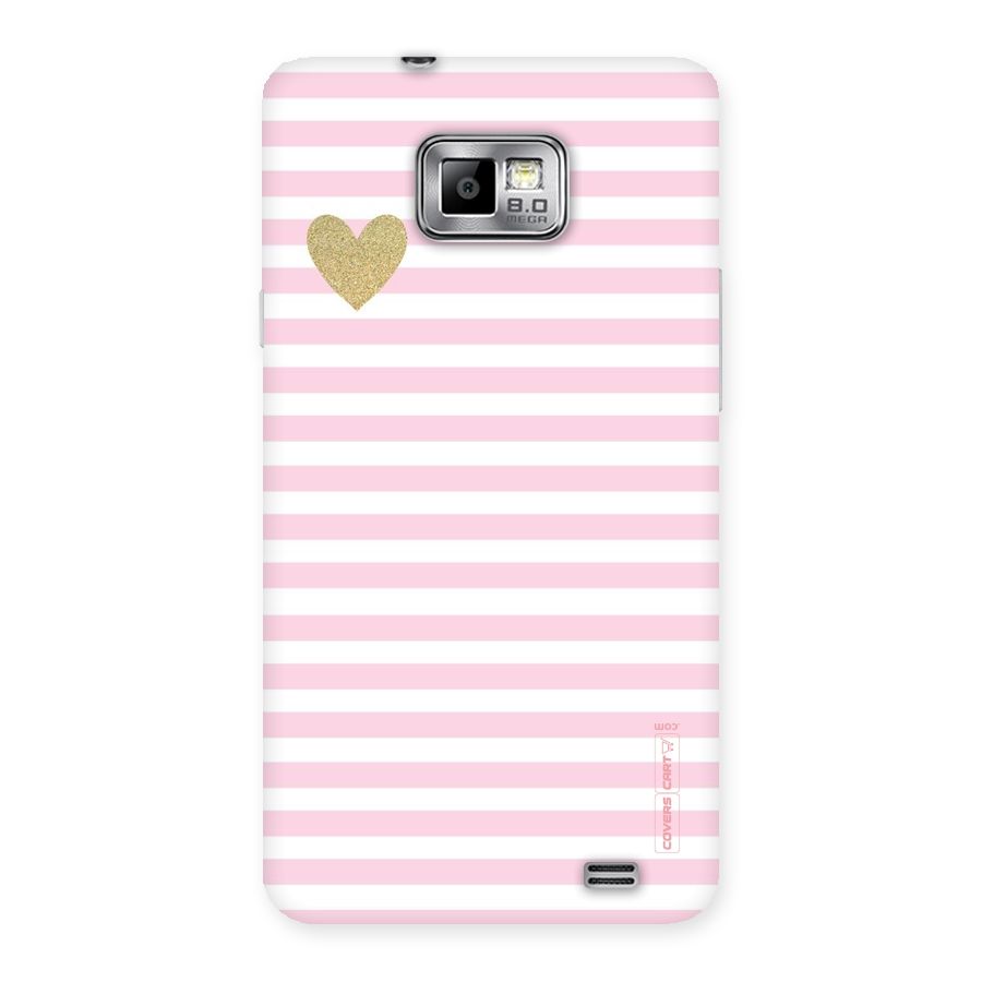 Pink Stripes Back Case for Galaxy S2