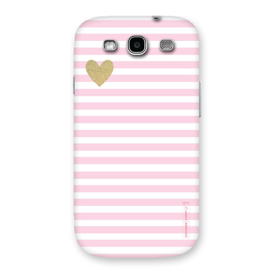 Pink Stripes Back Case for Galaxy S3