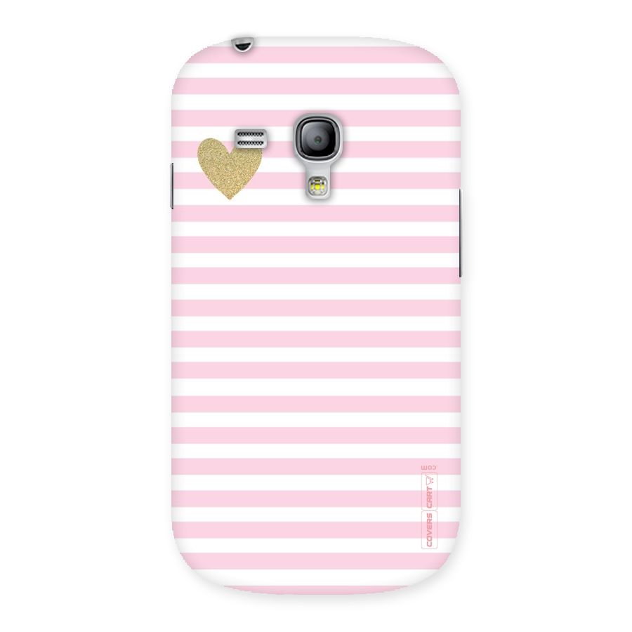 Pink Stripes Back Case for Galaxy S3 Mini