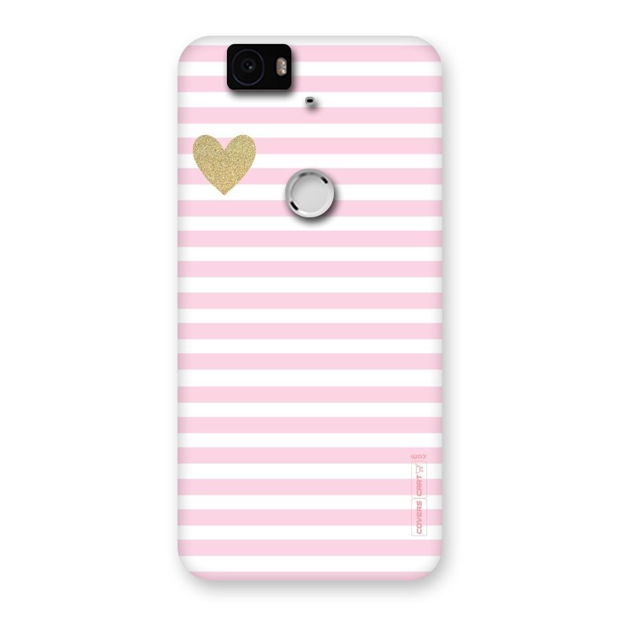 Pink Stripes Back Case for Google Nexus-6P