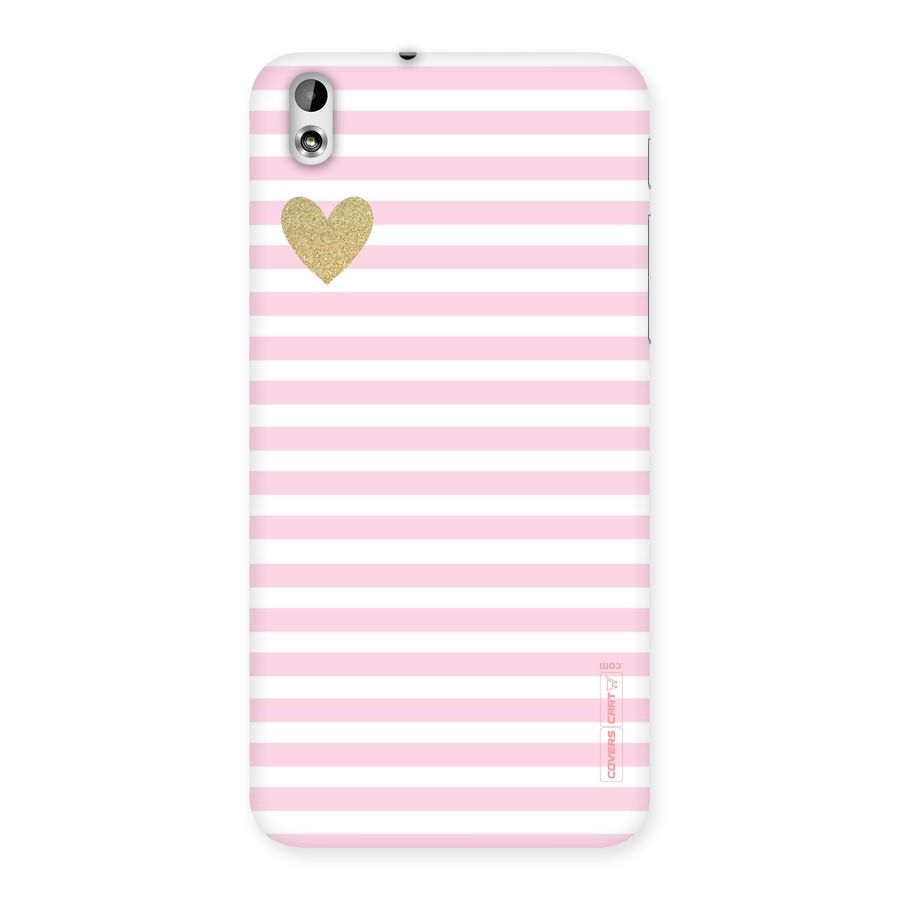 Pink Stripes Back Case for HTC Desire 816g