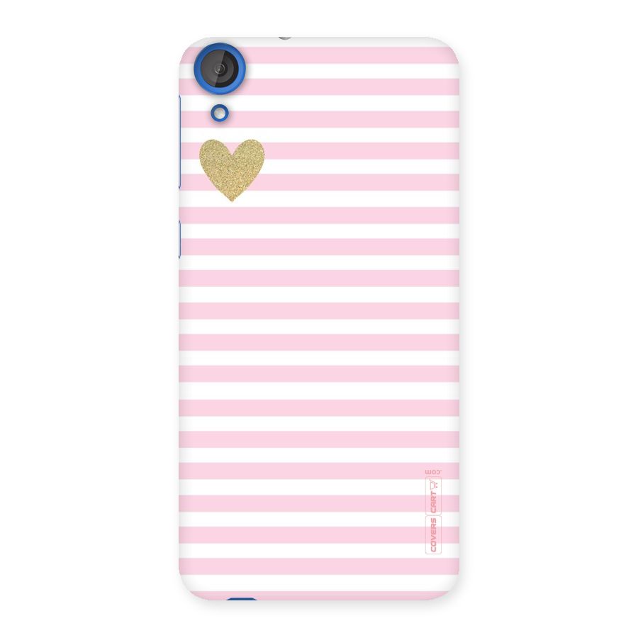 Pink Stripes Back Case for HTC Desire 820