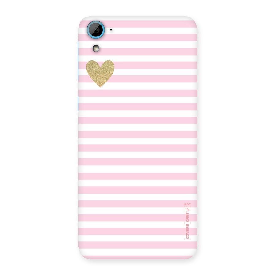 Pink Stripes Back Case for HTC Desire 826